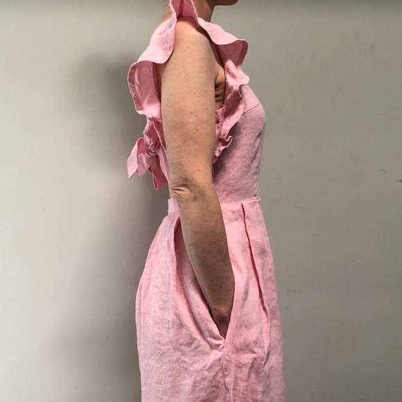 Pink Ruffle Dress - Picture 2 of 3